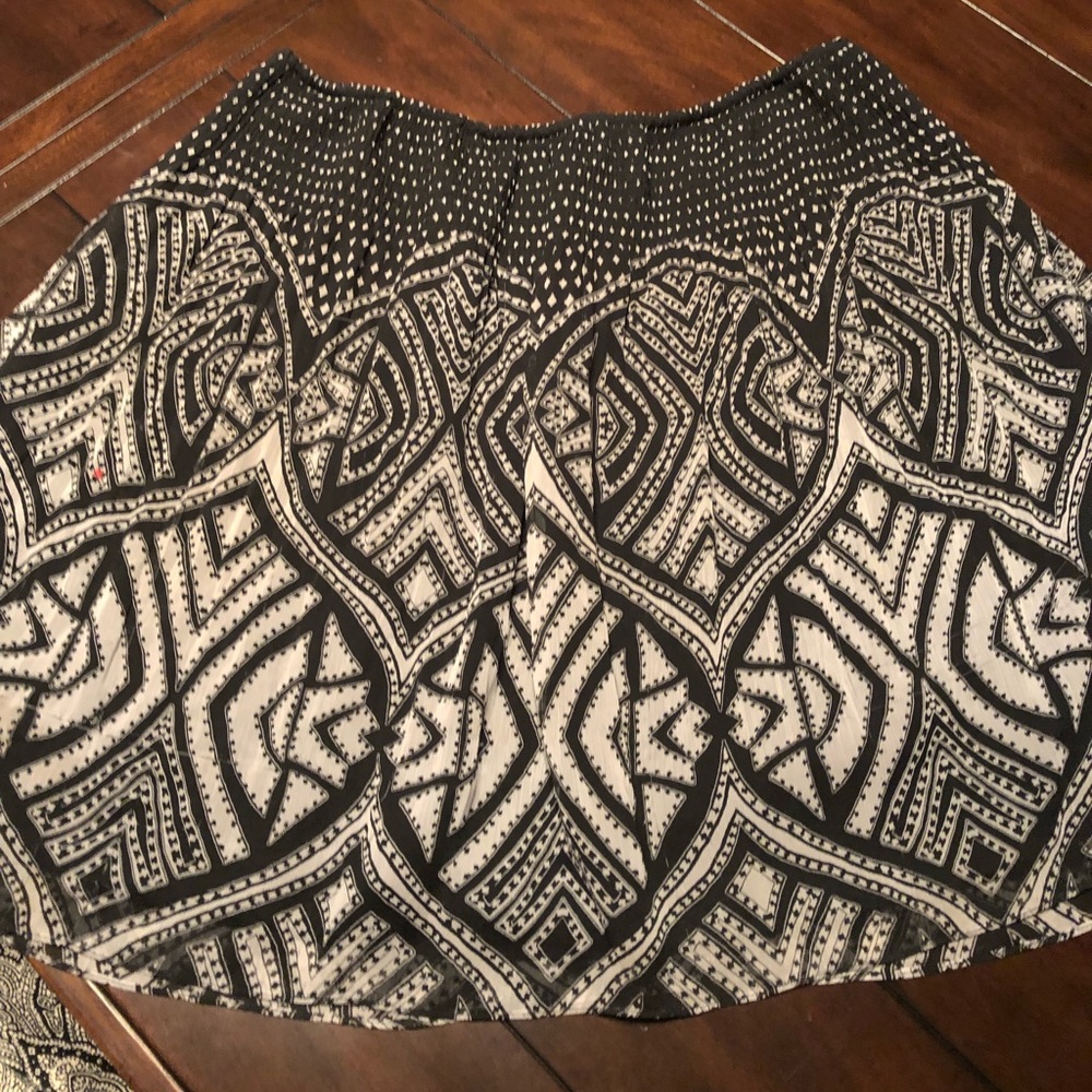 Black and Grey Skirt